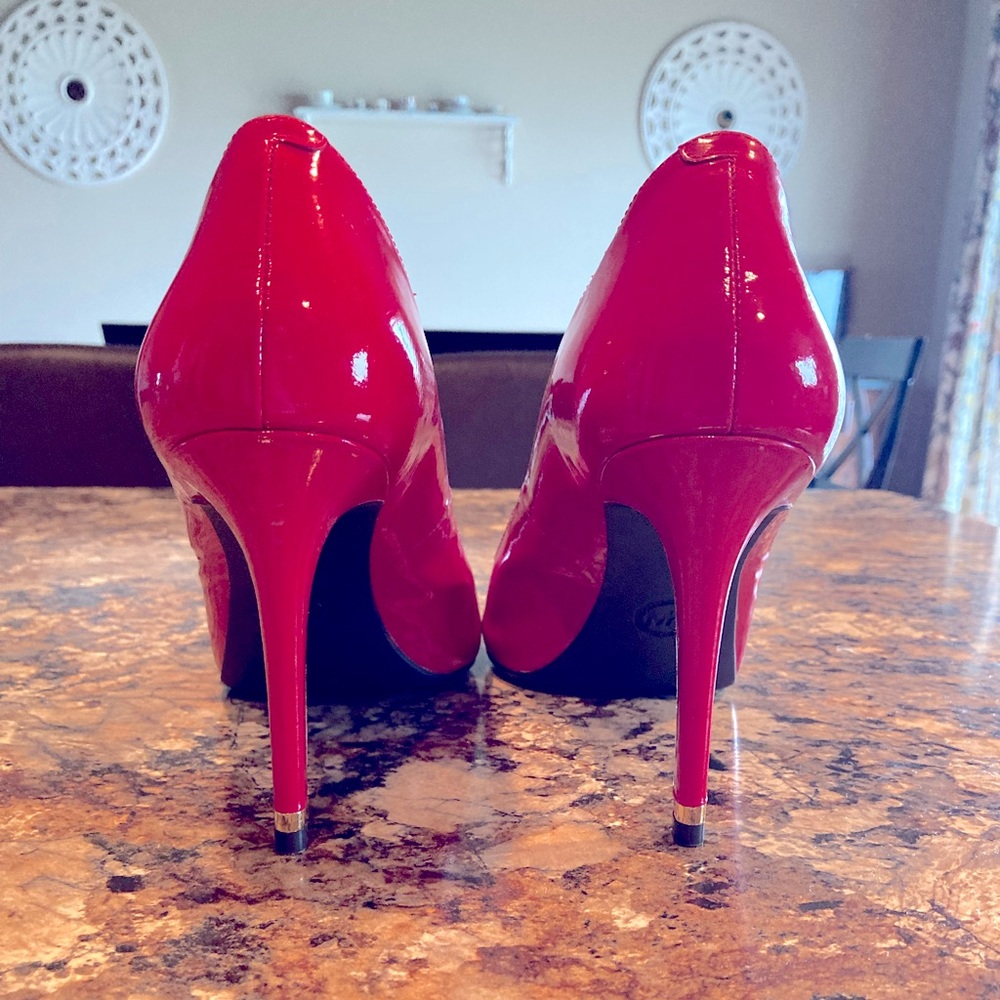 Michael Kors Size 11 Patent Red Heels